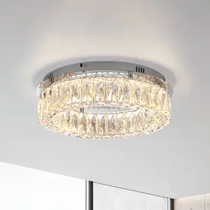 Comparateur de prix : JUST LIGHT. Plafonnier LED Kulunka, fer, verre cristal