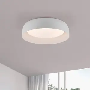 Spring Plafonnier semi-encastré Osko LED intégré blanc 1 x LED 27,5 W 2700-5000 K à intensité variable pas cher