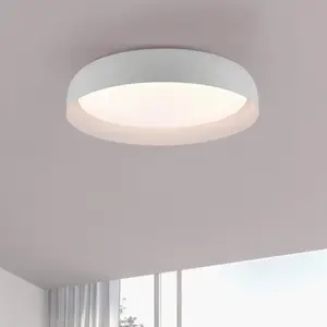 Spring Plafonnier semi-encastré Osko LED intégré blanc 1x 36,5 W LED 2700-5000 K à intensité variable pas cher