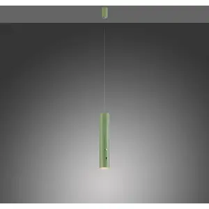 Comparateur de prix : JUST LIGHT. Suspension LED rechargeable Attach, vert, fer
