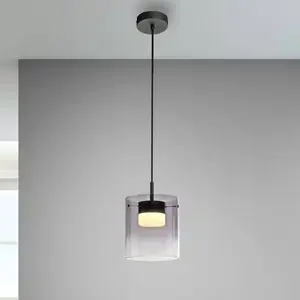 Comparateur de prix : JUST LIGHT. GmbH JUST LIGHT. Suspension LED Elio, verre fumé, à 1 lamp...