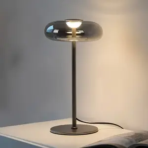 Schöner Wohnen lampe à poser LED Posh, verre fumé, 3 000 K pas cher