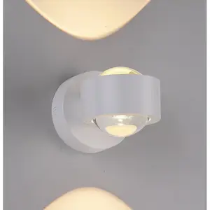 SCHÖNER WOHNEN Applique murale LED Chia, blanche, 3 000 K, haut/bas pas cher