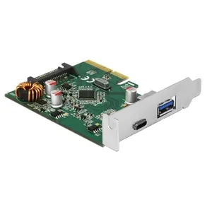 Delock - Adaptateur USB - PCIe 3.0 x4 profil bas - USB-C 3.1 Gen 2 x 1... pas cher