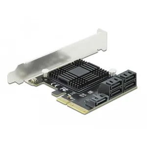 DeLock Carte Contrôleur PCI Express vers 5 ports SATA 6 Gbps Low Profile pas cher