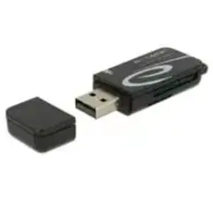 Comparateur de prix : Lecteur de cartes Delock Mini USB 2.0 SD MicroSD 480 Mbit/s Noir