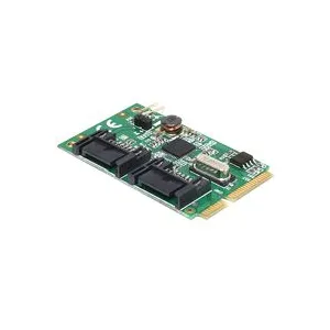 Contrôleur de stockage DeLOCK 95233 - 2 x SATA 6 Gb/s - PCIe 2.0 Mini Card pas cher