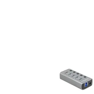 DeLOCK 63263 hub & concentrateur USB 3.2 Gen 1 (3.1 Gen 1) Type-B 5000 Mbit/s Gris