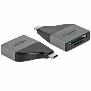 DeLock Lecteur de carte USB Type-C  pour cartes mémoire SD, MMC