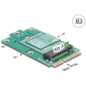 Delock 64339 - Adapter Mini PCIe Stecker> M.2 Key A Slot (64339)