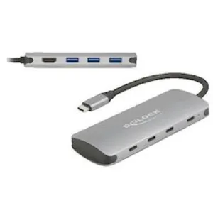 Comparateur de prix : Delock 64323 Hub USB-C 7P 10Gbps HDMI PD 90W