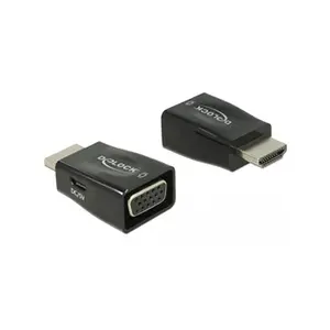 Comparateur de prix : Delock 65902 hdmi a vga noir adaptateur et connecteur de câbles