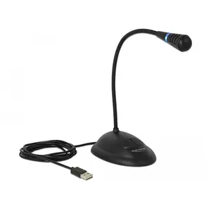 Comparateur de prix : Delock - Microphone - USB - noir