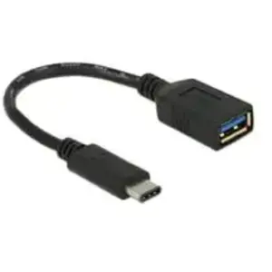 Comparateur de prix : Delock - Adaptateur USB - USB type A (F) pour 24 pin USB-C (M) - USB 3.1 - 15 cm - noir