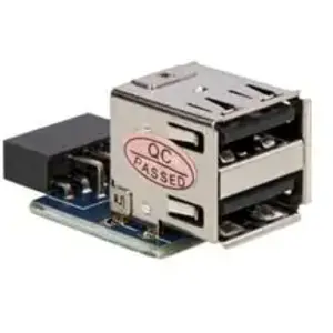 DeLOCK Adaptateur Embase USB Femelle vers 2 x USB 2.0 A Femelle V pas cher