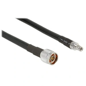Delock CFD400 LLC400 low loss - Câble d'antenne - connecteur N (P) pour RP-SMA (P) - 1 m - coaxial - noir pas cher