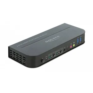 Comparateur de prix : DELOCK 11481 COMMUTATEUR ÉCRAN, CLAVIER ET SOURIS NOIR