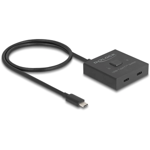 DeLOCK 18911 hub & concentrateur USB 3.2 Gen 2 (3.1 Gen 2) Type-C 10000 Mbit/s Noir pas cher