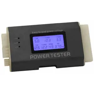 Comparateur de prix : Delock Testeur d'alimentation avec ecran LCD.