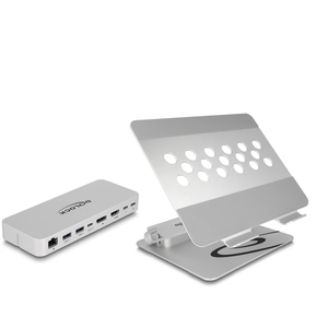 DeLock Laptop Stand & Integrated Docking Station pas cher