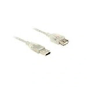 DeLOCK 5m, 2xUSB2.0-A câble USB USB 2.0 USB A Transparent pas cher