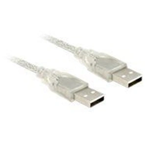 DeLOCK - Câble USB - USB (M) pour USB (M) - USB 2.0 - 50 cm - transparent pas cher