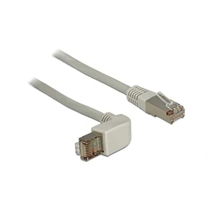Câble réseau Delock - CAT 6 S/FTP - 2.00 m - Gris - Fiche coudée pas cher