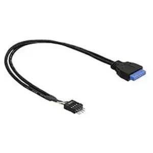 Cable usb USB3.0 Pinheader - USB2.0 Pinheader Bu/St (83095) - Delock pas cher