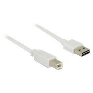 DeLOCK 2m, USB2.0-A/USB2.0-B câble USB USB A USB B Blanc pas cher