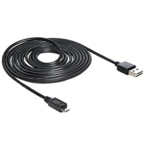 DeLOCK EASY-USB - Câble USB - Micro-USB de type B (M) pour USB (M) - 3 m - noir