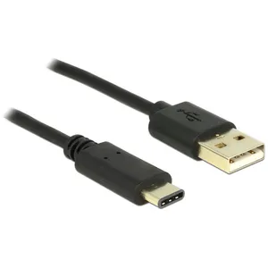 Comparateur de prix : DeLOCK 2m, USB2.0-A/USB2.0-C câble USB USB A USB C Noir