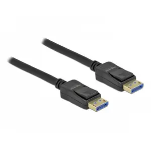 Delock - DisplayPort-Kabel - DisplayPort (M) zu DisplayPort (M) - DisplayPort 2,0 - 3,0m - unterstützt 10K 60 Hz (10,240 x 4320) - Schwarz (80263) pas cher