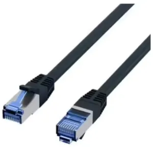 Delock Câble RJ45 de réseau Cat.6A S/FTP mince 5 m noir pas cher