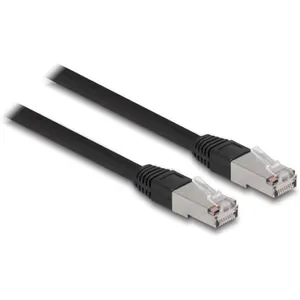Delock Câble de réseau RJ45 Cat.6A S/FTP PE extérieur 2 m noir pas cher