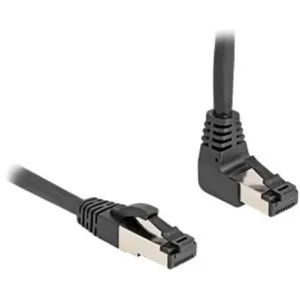 DELOCK RJ45 Netzwerkkabel Cat.8.1S/FTP 90° oben gew./gerade pas cher