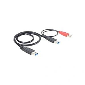 DeLOCK 82908 câble USB 0,6 m USB 3.2 Gen 1 (3.1 Gen 1) 2 x USB A USB A Noir pas cher