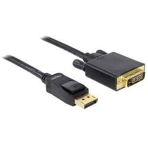 Comparateur de prix : Câble DVI - DeLOCK - DisplayPort (M) - DVI-D (M) - 2m - Vis moletées