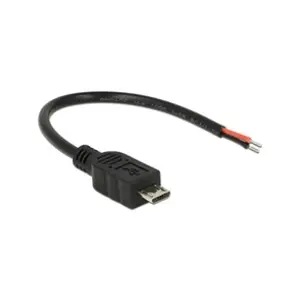 DeLOCK 82697 câble USB 0,1 m USB 2.0 Micro-USB B Noir pas cher