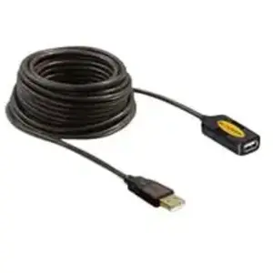 Comparateur de prix : Rallonge de câble USB - DeLOCK - 10m - Noir - Connecteur plaqué or