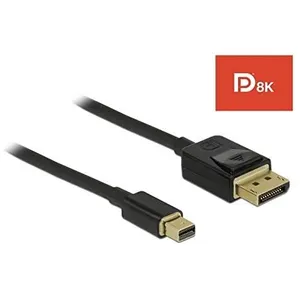 Delock - Câble Mini DisplayPort 1.4 Prise mâle > DisplayPort Prise mâle - 1,0 m pas cher