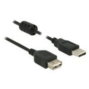 DeLOCK 2m, 2xUSB 2.0-A câble USB USB 2.0 USB A Noir pas cher