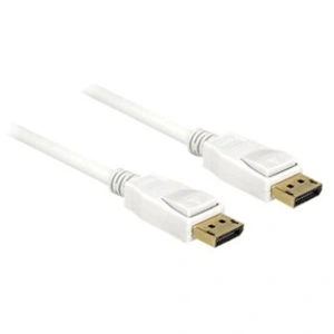 DeLOCK - Câble DisplayPort - DisplayPort (M) pour DisplayPort (M) - 2 m - support 4K - blanc pas cher