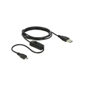 DeLOCK 84803 câble USB 1,5 m USB 2.0 USB A Micro-USB B Noir pas cher