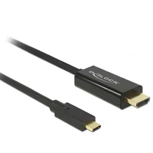 DeLOCK Adaptateur vidéo externe Parade PS176 USB-C HDMI noir pas cher