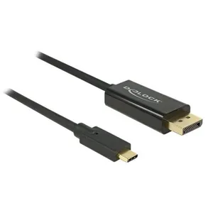 DeLOCK - Adaptateur vidéo externe - USB-C - DisplayPort - noir - Pour la vente au détail