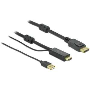 Delock - hdmi zu DisplayPort Kabel 4K 30 Hz 1 m - Cable - Digital/Display/Video (85963) pas cher
