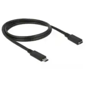 DeLOCK 85533 câble USB 1 m USB 3.2 Gen 1 (3.1 Gen 1) USB C Noir