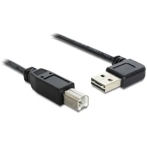 Câble USB DELOCK - Angle gauche/droit réversible - USB Type B (M) - 50 cm noir pas cher