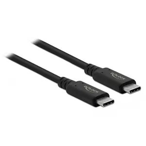 Delock Câble USB-C USB4  USB-C® mâle, USB-C® mâle 2.00 m noir 86980