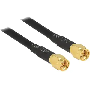DELOCK 88892 Cable COAXIAL 2 M SMA LMR195 Negro pas cher